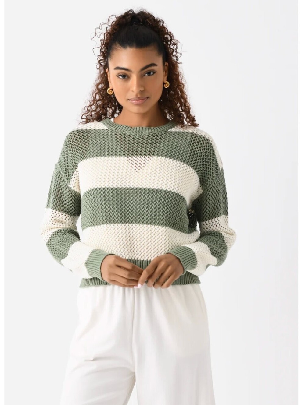 Z Supply Broadbeach Stripe Sweater Size XS